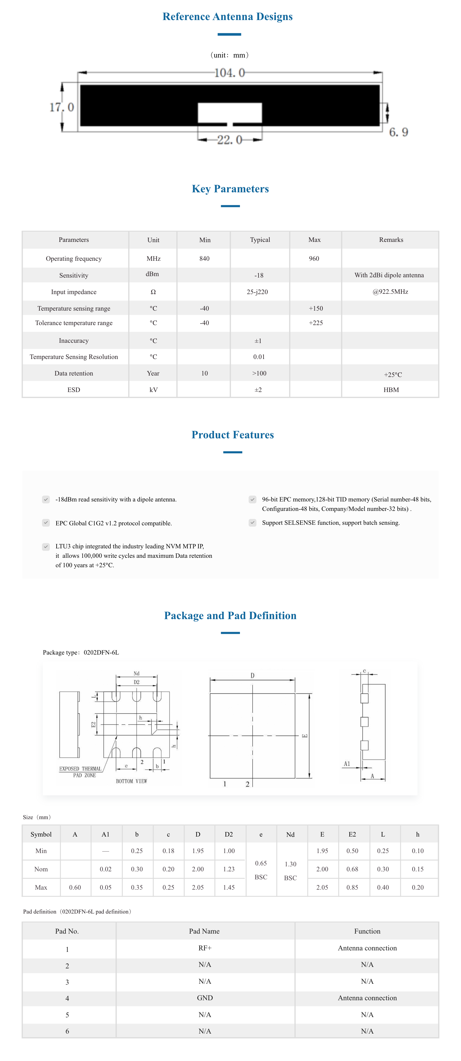 UHF RFID Temperature Sensor LTU3(圖6)